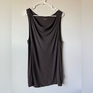 Eileen Fisher Brown w/ hint of red Sleeveless Tank Top